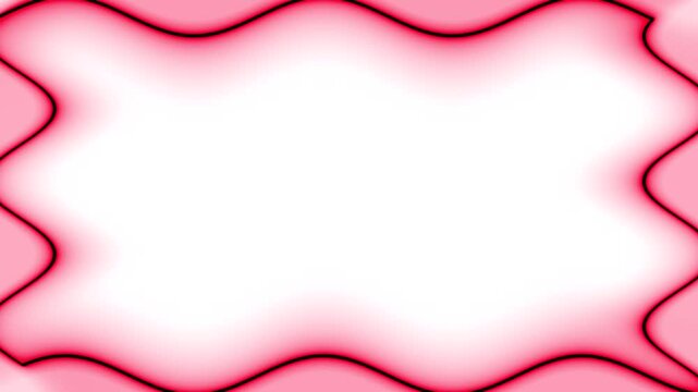 Abstract Pink Frame with White Background