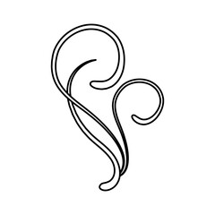 Decorative icon vector. Ornaments elements illustration sign. Decorative elements symbol or logo.