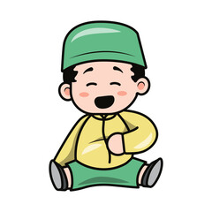 Cute Moslem Illustration