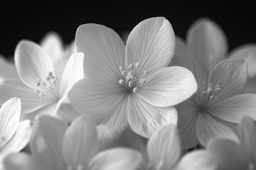 Fototapeta premium A close-up shot of a bunch of white flowers