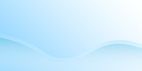 Vector white wavy glowing lines on a blue background. Futuristic digital high-technology abstract