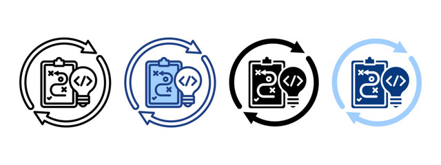 Obraz premium Planning Simple Icon Vector Illustration Concept