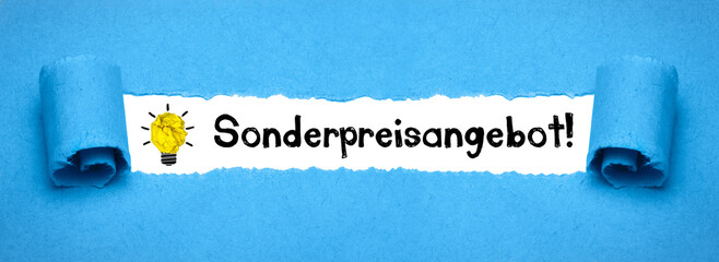 Sonderpreisangebot!	
