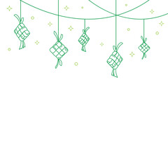 Ketupat Hanging Line Decoration
