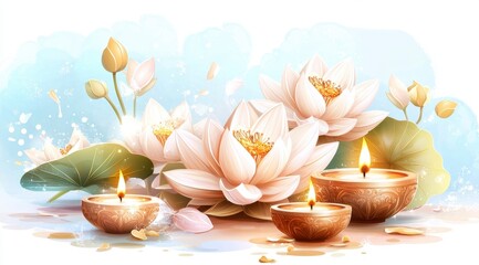 Obraz premium Lotus Bloom Serenity