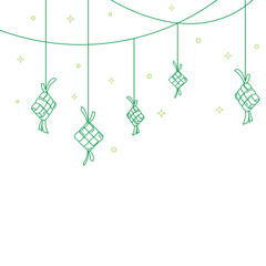 Ketupat Hanging Line Decoration