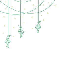 Ketupat Hanging Line Decoration