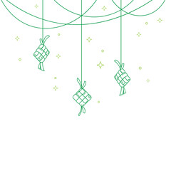 Ketupat Hanging Line Decoration