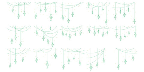 Ketupat Hanging Line Decoration