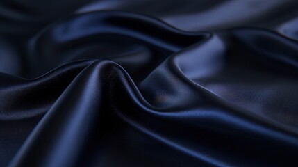 Fototapeta premium Dark Satin Drape Close-up