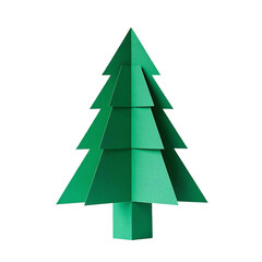 Christmas-tree paper decoration PNG transparent