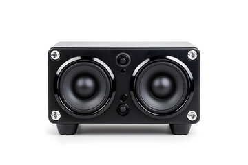 Obraz premium Audio speaker isolated on white background