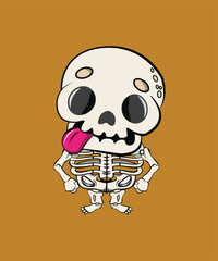 cute skeleton