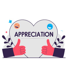 Appreciation concept illustration conveying gratitude, recognition, and value  
