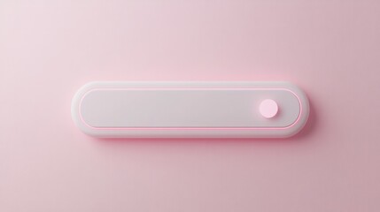 Set of four stylish oblong pink buttons / pink buttons