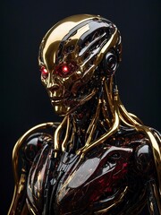 Molten Elegance: The Alien Machine Beyond Reality