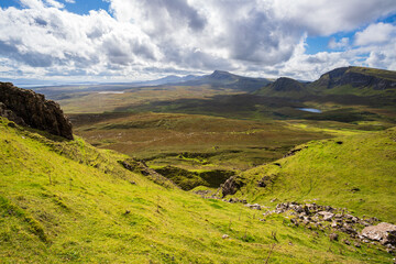 Naklejka premium The Quiraing, isola di Skye, Scozia