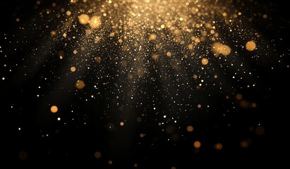Obraz premium dark background with small particles floating around
