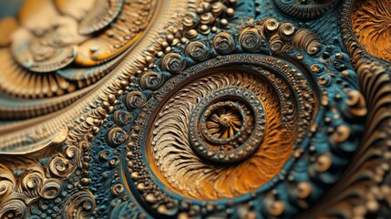 Fractal design with intricate, detailed patterns that change colors, mesmerizing and hypnotic, ultra-detailed, 8k