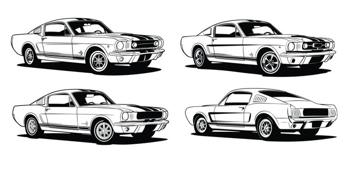 Classic Car Illustration