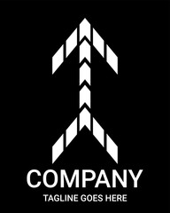 'I' alphabet uppercase arrow style. Suitable for t-shirt, gamer, basketball, sports, baseball, rugby, tennis, motorsport, sports car, bicycle, construction, etc. Logo shape with Building Arrow Style.