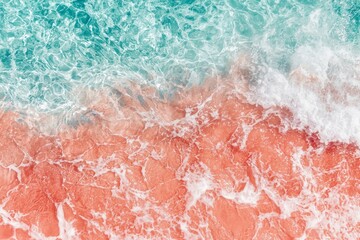 Fototapeta premium View from the top of an abstract wavy background that includes sand and a color filter