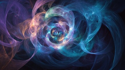 Fototapeta premium abstract nebula swirl cosmic energy