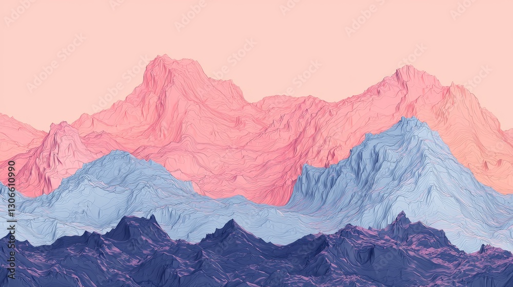 Poster the background features dynamic motion abstract elements set against a sunny teal backdrop with pink