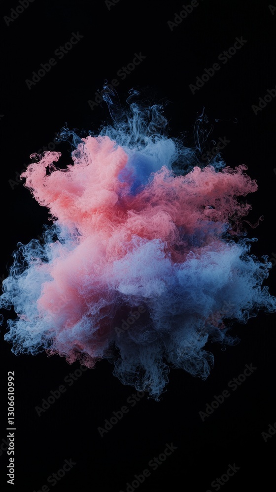 Poster the concept features a modern color design background with a gradient of colorful abstract elements,