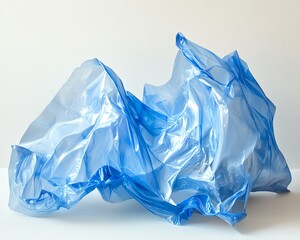 Fototapeta premium Crumpled Plastic Overlay
