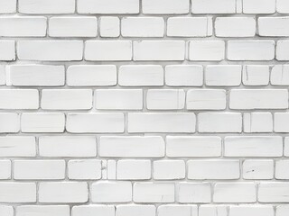 Obraz premium Abstract white brick wall texture pattern background