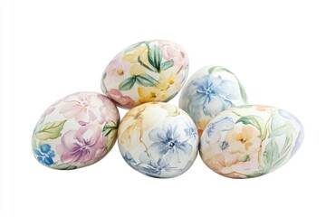 Easter eggs easter pastel colors.