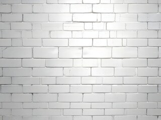 Abstract white brick wall texture pattern background