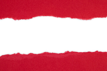 Color Paper with torn edge and space