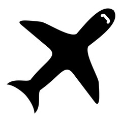 Plane
 icon glyph