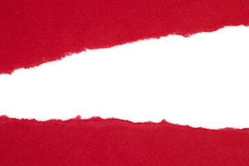 Color Paper with torn edge and space