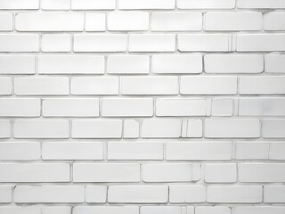 Fototapeta premium Abstract white brick wall texture pattern background