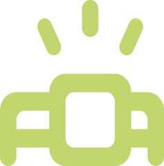 Digital projector display icon logo