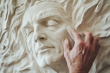 Crystal Orb Resting on Aged Book, Reflecting Light in a Serene Study Setting