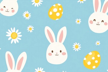 Pattern daisy illustration background.