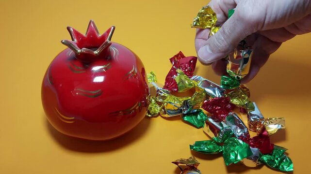 Colorful Chocolate Wrappers: A Sweet Visual Treat