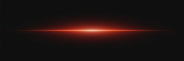 Light effect of light, horizontal line of glare.