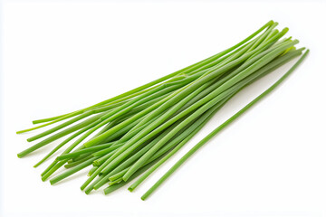 A fresh chives, isolated on a white background