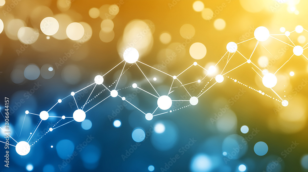 Poster analyzing digital connections and networks online platforms infographic art abstract colorful backgr