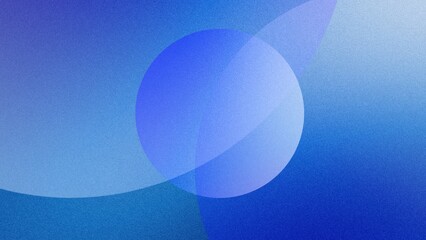 Abstract blue background with circles, featuring a shiny, crystal-like design and round shapes in an aqua color scheme