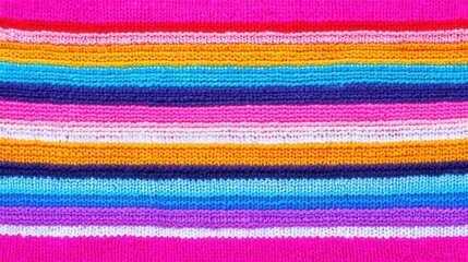 Andean Aguayo Textile Pattern, vibrant woven stripes, rich cultural heritage, minimalist backdrop, simple elegance, ample negative space for versatile use