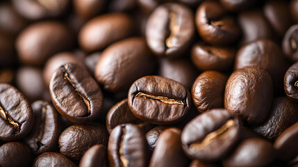 Fototapeta premium Close-up of coffee beans 