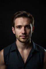 Fototapeta premium portrait of a handsome young man