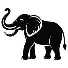 Decorative Elephant Clipart - Perfect for Prints & Merch