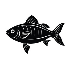 vector illustration of a fish
